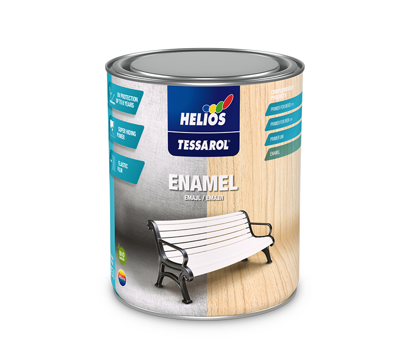 Емаль алкідна HELIOS Tessarol RAL5001 Бордо-8 0,75л.